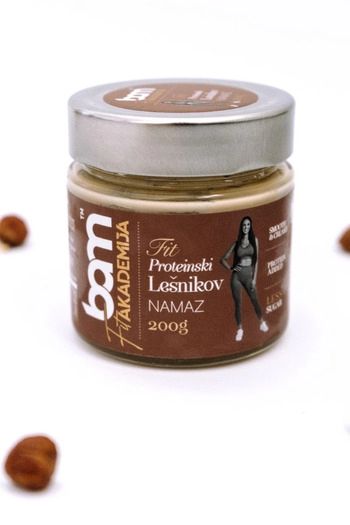 Proteínová nátierka z lieskových orieškov, 200 g