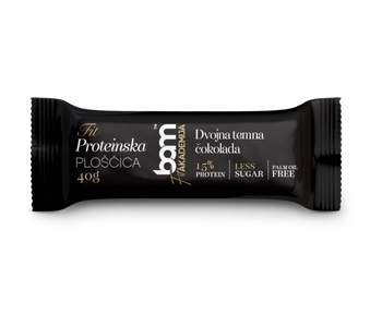 Proteínová tyčinka, dvojitá tmavá čokoláda