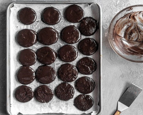 ganache krém v susienkach s pomarancom