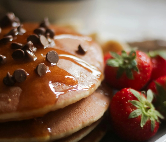 tekvicové palacinky so slanou karamelovou polevou