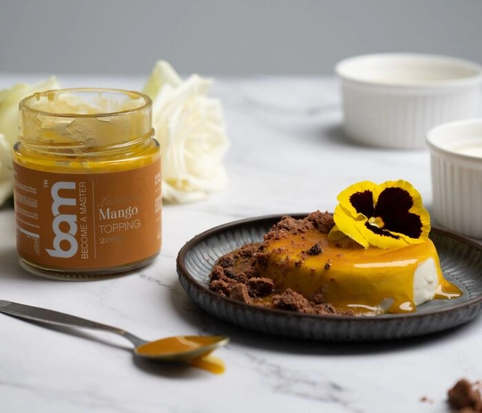 mangová panna cotta