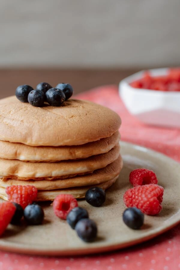 americké palacinky s jogurtom