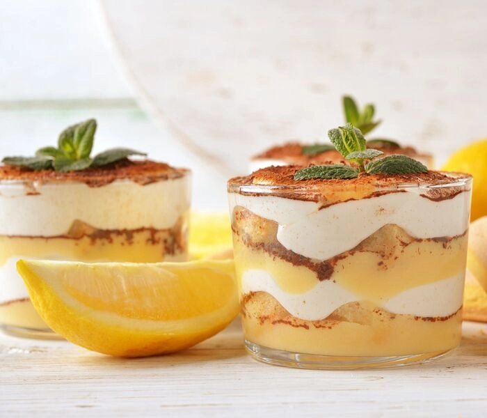 citrónové tiramisu - dezert v pohári